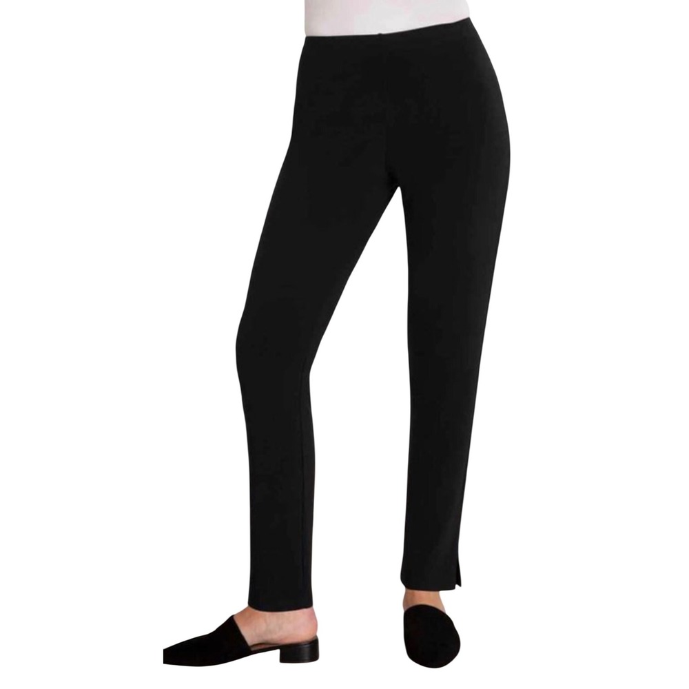 Sympli Narrow Pant Size 18 Black NWT Jersey Knit Straight Trousers